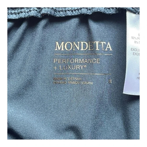 Mondetta Moisture Wicking Paper Bag Waist Shorts Pockets Blue Women Size‎ Medium - Picture 10 of 10